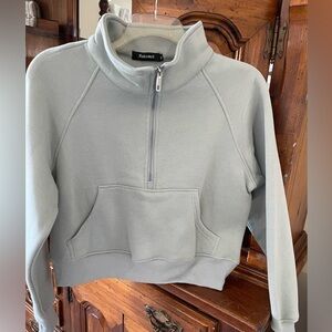 Women's Sage Half-Zip Pullover Top